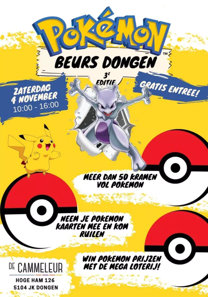 Pokemon Beurs Dongen - Pokemonbeurzen.nl