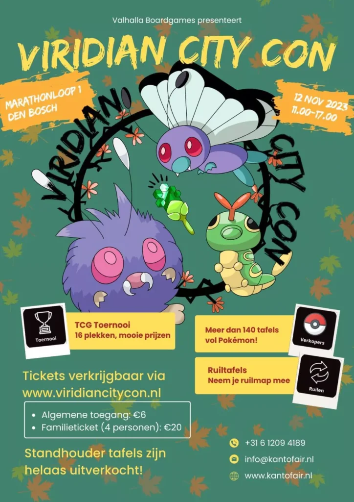 Viridian City Con - Pokemonbeurzen.nl